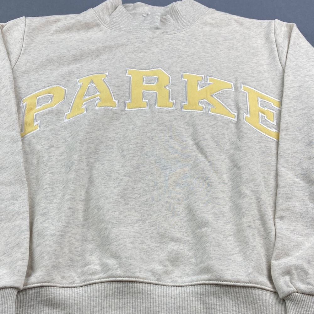 Parke Women's Gray and Yellow Sweatshirt